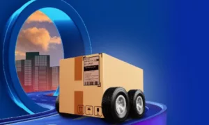 Paketzustellung am Bestimmungsort als Beispiel fuer die Uebergabe nach DAP